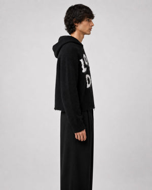 Mohair Zip Up Hoodie